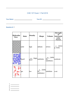 CHE 107 Exam 1 Fall 2016