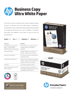 HP Business Copy Ultra White
