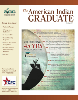 Here`s - American Indian Graduate Center