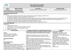 Gr1 Module 6 curriculum guides