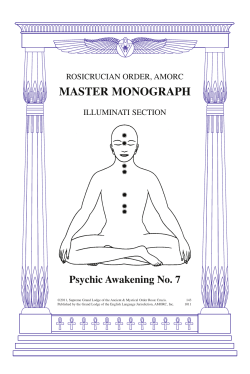 master monograph