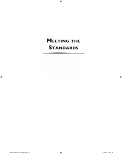 meeting the standards - Flipped Out Teaching