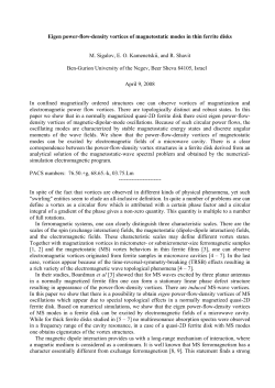 Eigen power-flow-density vortices of magnetostatic modes in thin