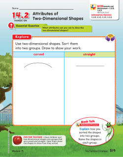Attributes of Two-Dimensional Shapes