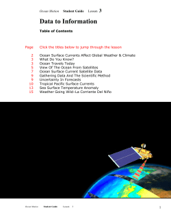 surface current investigations