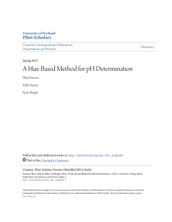 A Hue-Based Method for pH Determination