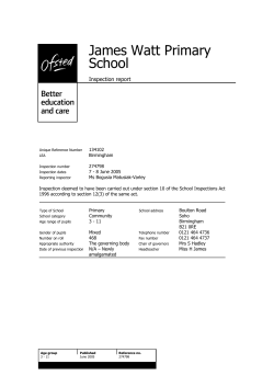 James Watt Primary School