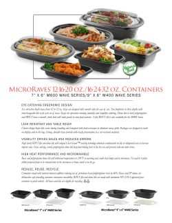 MicroRaves&reg; 12-16-20 oz./16-24