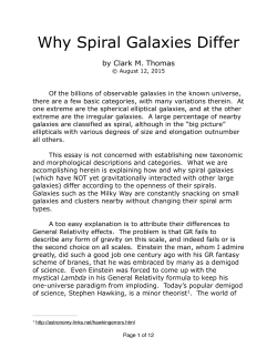 How Spiral Galaxies Differ