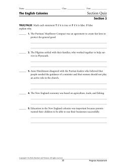 Section Quiz - Garnet Valley School District