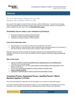 Immediately improve safety in your workplace by learning to