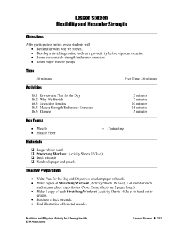 Lesson 16 - Body Mind Spirit home page