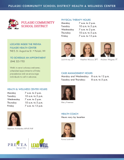 Health and Wellness Center - Pulaski Community School District