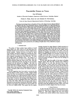 Pancakelike domes on Venus