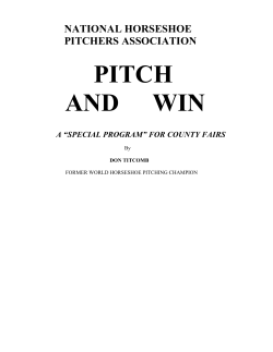Pitch and Win Program