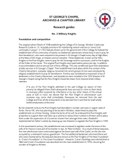 Military Knights - College of St George