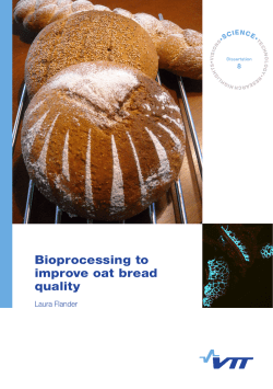 Bioprocessing to improve oat bread quality