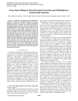 Fuzzy Data Mining by Heuristic Rule Extraction