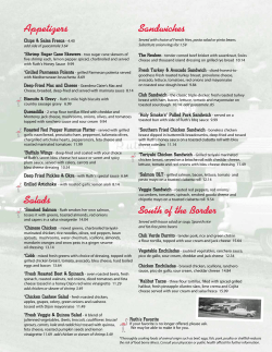 Appetizers Salads Sandwiches South of the Border