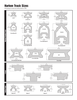 Harken Track Sizes