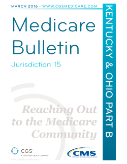 Medicare Bulletin - March 2016