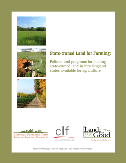 State-owned Land for Farming