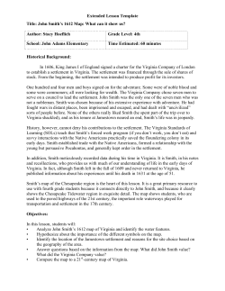 John Smith`s 1612 Map - Roy Rosenzweig Center for History and