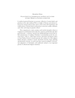 Bernadette Filotas Is medieval pastoral literature an accurate