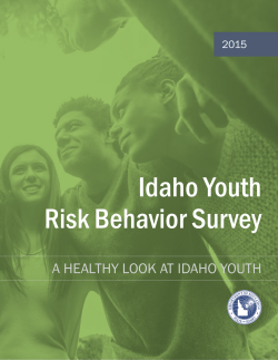 Idaho Youth Risk Behavior Survey