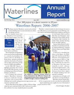 2006-2007 - Waterlines