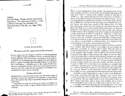 Boulding, Women and Agricultural Revolution
