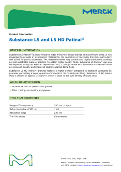 Substance L5 and L5 HD Patinal