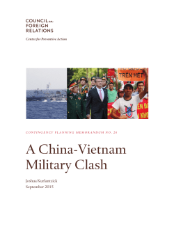 A China-Vietnam Military Clash