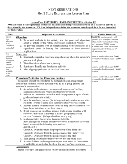 the GenZ Project Lesson Plans