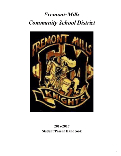 Student/Parent Handbook