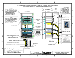 Pre-Configured Industrial Distribution Frame