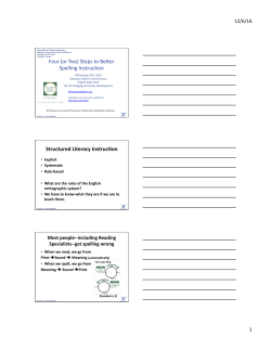 1. Four (or Five) Steps to Better Spelling Instruction.pptx