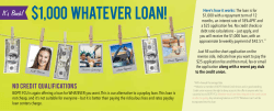 1000 Whatever Loan!