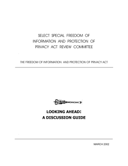 a discussion guide - Legislative Assembly of Alberta