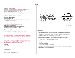 Insight 15 watt Manual (3017-1)