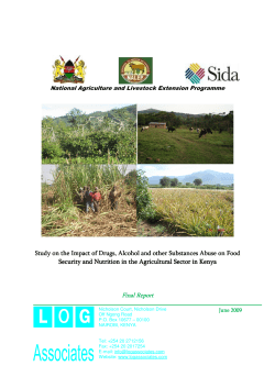 Study on the Impact of Dru Study on the Impact of Drugs