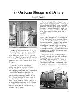 9-On-Farm Storage and Drying