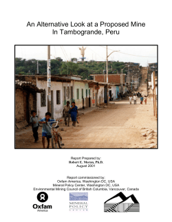 An Alternative Look at a Proposed Mine In