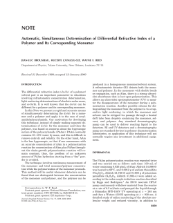 Automatic, simultaneous determination of