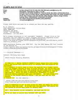 klumph, bud civ dfas