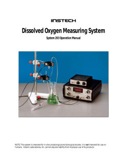 dissolved oxygen monitoring system
