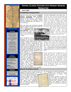 Presidential Inaugurations - Eastern Illinois University