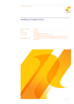 Z Working at Height Policy V4.0