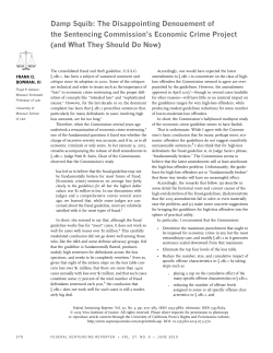 Damp Squib: The Disappointing Denouement of the Sentencing