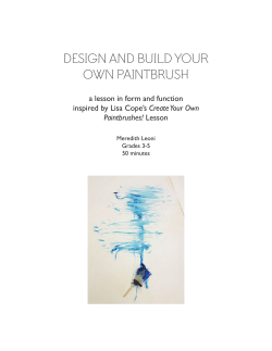 design and build your own paintbrush